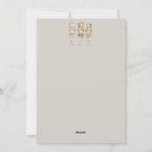 Cartes Pour Fêtes Annuelles Noêle Noisette Or (Dos)