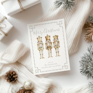 Cartes Pour Fêtes Annuelles Noêle Noisette Or