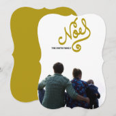 Cartes Pour Fêtes Annuelles noeud manuscrit (Devant / Derrière)