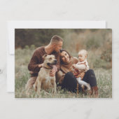 Cartes Pour Fêtes Annuelles Noir blanc moderne Noël 9 Photo Happest (Dos)