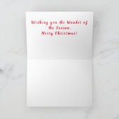 Cartes Pour Fêtes Annuelles Noir Chat Joyeux Noël (Intérieur)