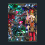 Cartes Pour Fêtes Annuelles noisette et ornement<br><div class="desc">Souhaitez que votre maison soit pleine de joie,  d'amour et de magie de la saison!</div>