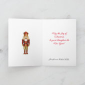 Cartes Pour Fêtes Annuelles Noisette Noël Personnaliser la signature texte (Intérieur)