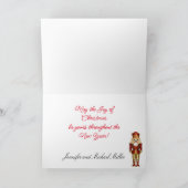 Cartes Pour Fêtes Annuelles Noisette Noël Personnaliser la signature texte (Intérieur)