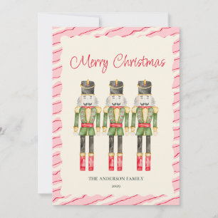 Cartes Pour Fêtes Annuelles Noisettes d'aquarelle Whimsical Noël