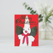 Cartes Pour Fêtes Annuelles NOLa Snowman (Debout devant)