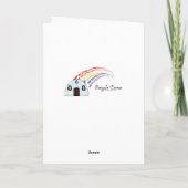 Cartes Pour Fêtes Annuelles Nom de ballerine de professeur de danse de (Dos)