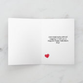 Cartes Pour Fêtes Annuelles Nom de dieu heureuse Sainte-Valentin (Intérieur)