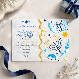 Cartes Pour Fêtes Annuelles Nom de message personnalisé Souhaitez un joyeux Ha