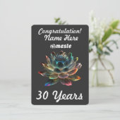 Cartes Pour Fêtes Annuelles Nom personnalisé/jalon NAmaste Narcotiques Anonyme (Debout devant)