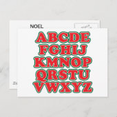 Cartes Pour Fêtes Annuelles Non L (Devant / Derrière)