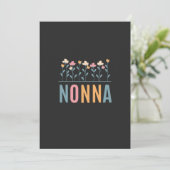 Cartes Pour Fêtes Annuelles Nonna Floral (Debout devant)