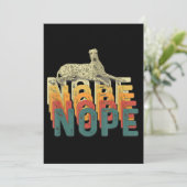 Cartes Pour Fêtes Annuelles Nope Lazy Whippet Dog - Cadeau Amoureux des chiens (Debout devant)