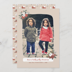 Cartes Pour Fêtes Annuelles Nordic Winter Christmas Village Photo