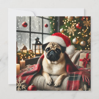 Cartes Pour Fêtes Annuelles Norman T Pug couverture