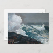 Cartes Pour Fêtes Annuelles Northeaster (Devant / Derrière)