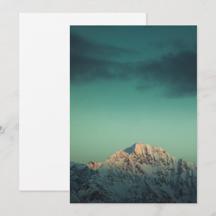 Cartes Pour Fêtes Annuelles Norvège Mountain Nature Photo