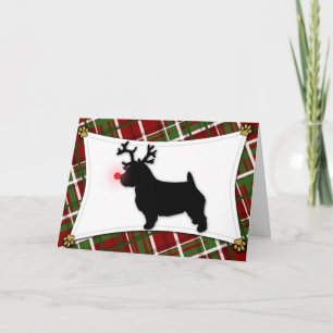 Cartes Pour Fêtes Annuelles Norwich Terrier Reindeer