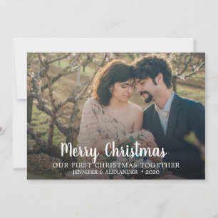 Cartes Pour Fêtes Annuelles Nos premiers noël ensemble photo Joyeux Noël