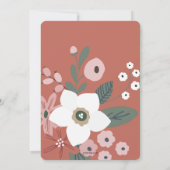 Cartes Pour Fêtes Annuelles Nosh & Drink Noël Foliing Dîner (Dos)