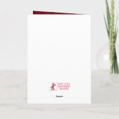 Cartes Pour Fêtes Annuelles Nostalgic Candlelit Tree Christmas Card (Dos)