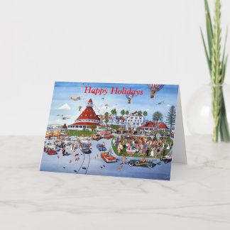 CARTES POUR FÊTES ANNUELLES NOSTALGIE, HÔTEL DEL CORONADOCALIFORNIA