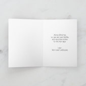 Cartes Pour Fêtes Annuelles Nostalgique Père Noël mignonne Joyeux Noël Personn (Intérieur)