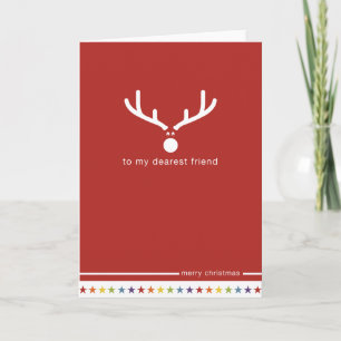 Cartes Pour Fêtes Annuelles Not Straight Design My Dearest Friend