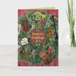 Cartes Pour Fêtes Annuelles Note de Joyful Orchestra