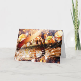 Cartes Pour Fêtes Annuelles note de musique magique professeur de piano festiv