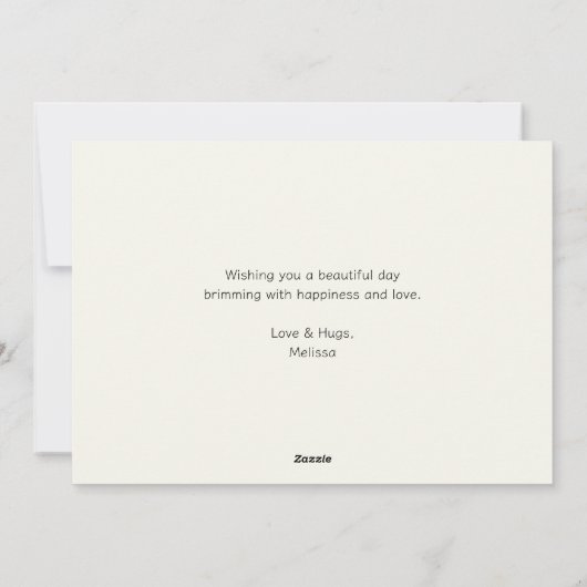 Cartes Pour Fêtes Annuelles Notes musicales et fleurs style rétro Valentine's (Dos)