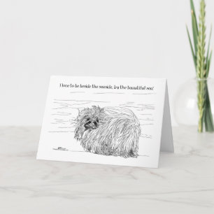 Cartes Pour Fêtes Annuelles Notes sur le chien Pékinois