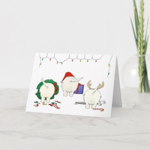 Cartes Pour Fêtes Annuelles Nothin' but A Westie Christmas