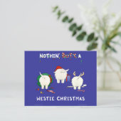 Cartes Pour Fêtes Annuelles Nothin' but A Westie Christmas (Debout devant)