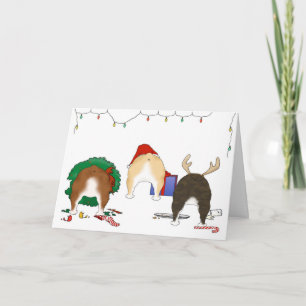 Cartes Pour Fêtes Annuelles Nothin' Butt A Bulldog Christmas