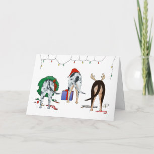 Cartes Pour Fêtes Annuelles Nothin' Butt A Catahoula Christmas