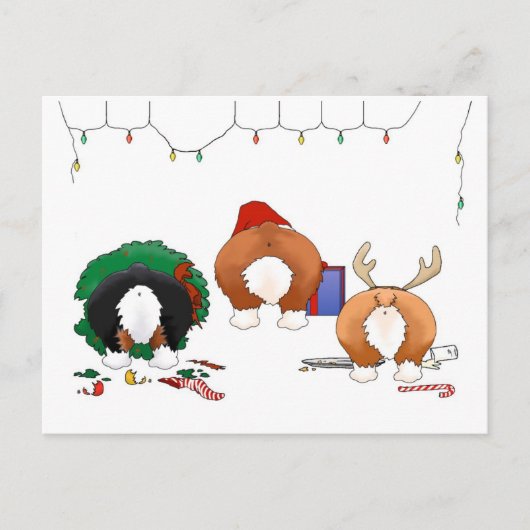 Cartes Pour Fêtes Annuelles Nothin' Butt A Corgi Christmas (Devant)