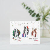Cartes Pour Fêtes Annuelles Nothin' Butt A Husky Christmas (Debout devant)
