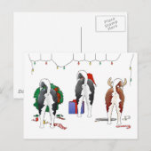 Cartes Pour Fêtes Annuelles Nothin' Butt A Husky Christmas (Devant / Derrière)