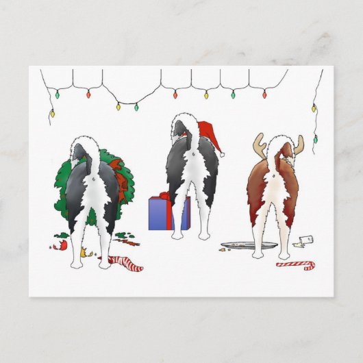 Cartes Pour Fêtes Annuelles Nothin' Butt A Husky Christmas (Devant)