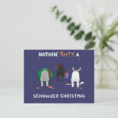 Cartes Pour Fêtes Annuelles Nothin' Butt A Schnauzer Christmas (Debout devant)