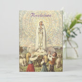 Cartes Pour Fêtes Annuelles Notre-Dame de Fatima (Debout devant)