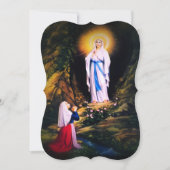 Cartes Pour Fêtes Annuelles Notre-Dame de Lourdes avec prière (Devant)