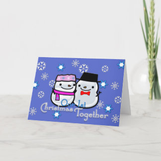 Cartes Pour Fêtes Annuelles Notre ęr Noël cardent ensemble