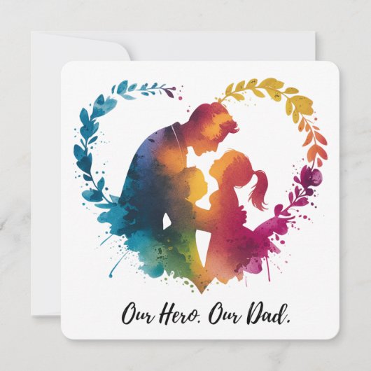 Cartes Pour Fêtes Annuelles Notre héros (Devant)