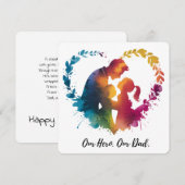 Cartes Pour Fêtes Annuelles Notre héros (Devant / Derrière)