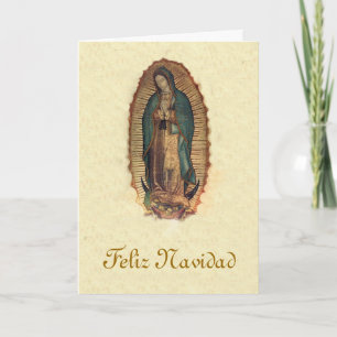 Cartes Pour Fêtes Annuelles Notre Madame de Noël de Guadalupe