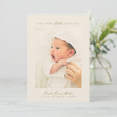 Cartes Pour Fêtes Annuelles Notre nouveau Petit Amour Bug Collage Bébé Faire-p (Debout devant)