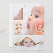 Cartes Pour Fêtes Annuelles Notre nouveau Petit Amour Bug Collage Bébé Faire-p (Dos)