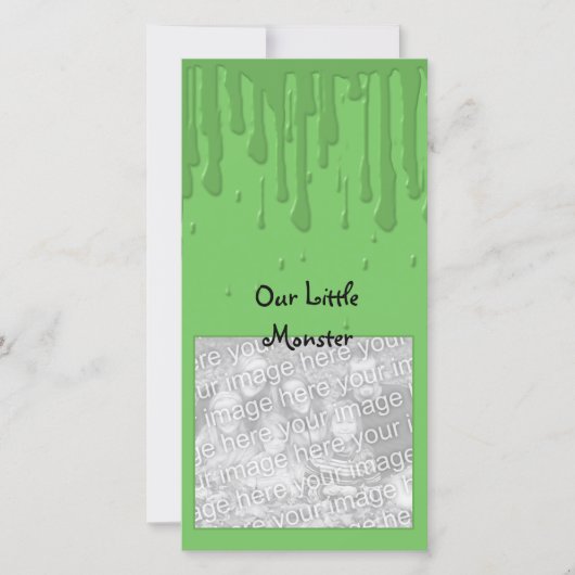Cartes Pour Fêtes Annuelles Notre petit monstre (Devant)